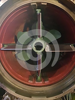 Torpedo channel in a submarine