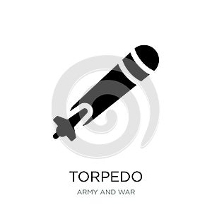 torpedo icon in trendy design style. torpedo icon isolated on white background. torpedo vector icon simple and modern flat symbol