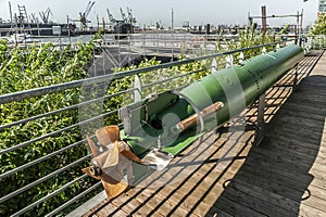 torpedo for a russian submarine