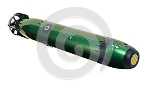 Torpedo Weapon, 3D rendering