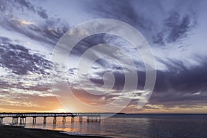 Torquay Jetty sunset , Hervey Bay, QLD photo
