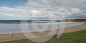 Torquay beach panorama