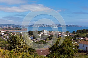 Torquay coast Devon England from Paignton