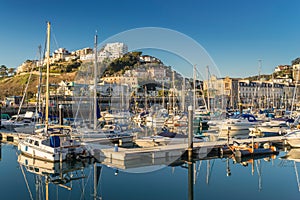 Torquay marina on the English Riviera