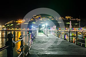 Torquay at night