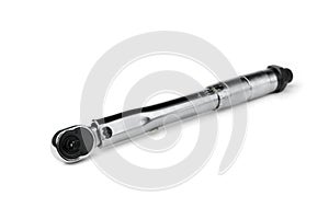 Torque wrench isolated on white background.