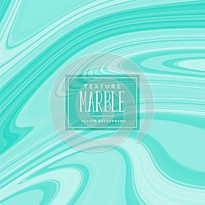 Torquoise color liquid marble texture background photo
