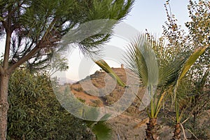 Torre atalaya tower communications system between the coast and