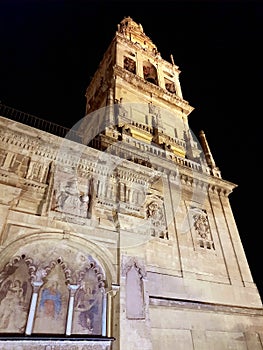 The Torre Campanario of the Mezquita de CÃ³rdoba, photo