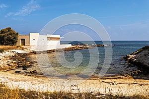 Torre Canne seacoast near Fasano in Salento Italy