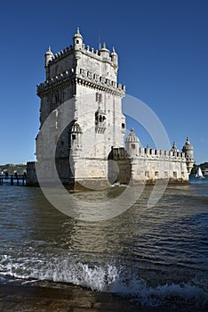 Torre de Belem or Belem Tower, Lisbon, Portugal