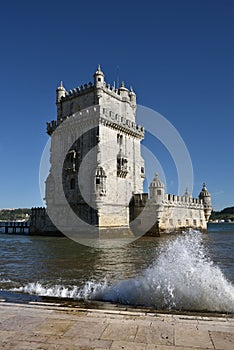 Torre de Belem or Belem Tower, Lisbon, Portugal