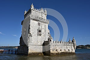 Torre de Belem or Belem Tower, Lisbon, Portugal