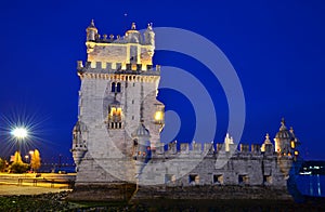 Torre de Belem in Lisbon, Portugal landmark photo