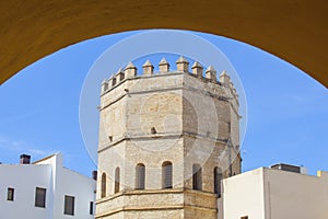 Torre de la Plata, military tower made by Almohad Caliphate, Sevile, Spain photo