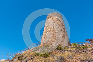 Torre de la vela blanca at Cabo de Gata-Nijar national park in Spain photo
