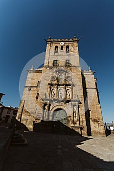 A Torre de Moncorvo Castle with beautiful architectural details in Portugal photo