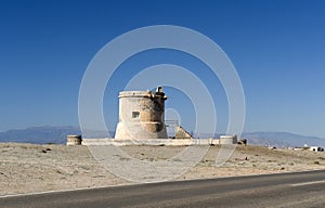 Torre De San Miguel near Cabo De gata