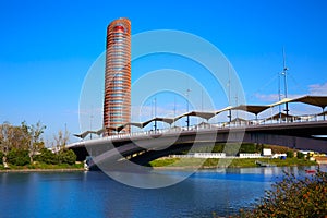 Torre de Sevilla and puente Cachorro Seville photo