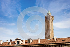 Torre degli Asinelli - Ancient tower symbol of Bologna Italy