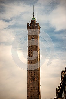 Torre degli Asinelli - Ancient tower symbol of Bologna Italy