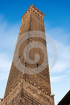 Torre degli Asinelli - Ancient tower symbol of Bologna Italy photo