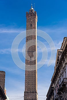 Torre degli Asinelli symbol of Bologna