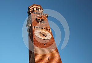 Torre dei lamberti in Verona Italy