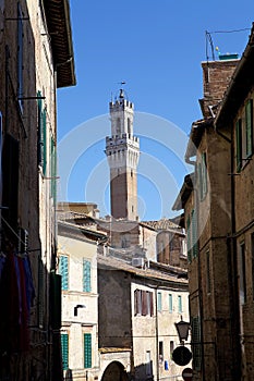 Torre del Mangia, Tuscany, Siena, Italy