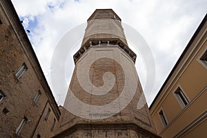 Torre del passero solitario in Recanati, Italy (Solitary Robin Tower in Recanati photo