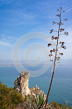 Torre del Poetto near Cagliari, Sardinia, Italy