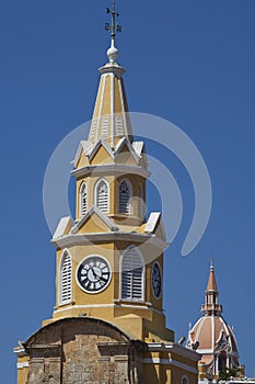Torre del Reloj in Cartagena de Indias, Colombia