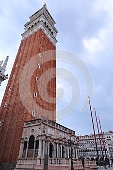 Torre dell`Orologio, San Marco square, Venice