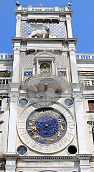Torre dell Orologio or St Marks Clocktower, Venice photo