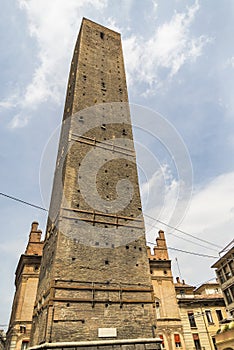 Torre Garisenda and Degli Asinelli Tower