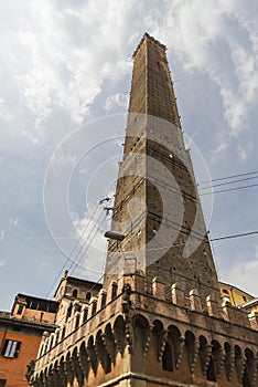 Torre Garisenda and Degli Asinelli Tower photo