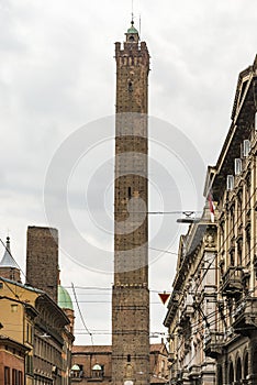Torre Garisenda and Degli Asinelli Tower photo