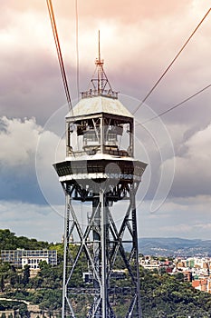 Torre Jaume Barcelona, funicular tower