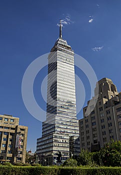 Torre Latinoamericano or the Latin American tower in Mexico City