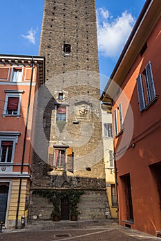 Torre Prendiparte tower in Bologna, Ita photo