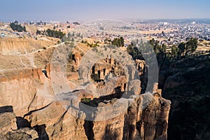 `Torre Torre` rocky park in Huancayo, Peru photo