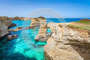 Torre Sant' Andrea, Salento coast, Puglia region, Italy