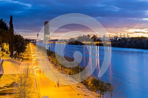 The Torre Sevilla in Seville, Spain