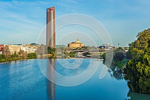 The Torre Sevilla in Seville, Spain