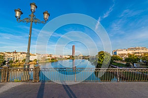 The Torre Sevilla in Seville, Spain