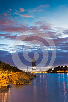 The Torre Sevilla in Seville, Spain