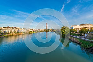 The Torre Sevilla in Seville, Spain