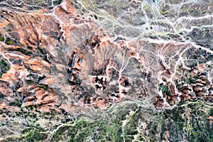 Torre Torre rock formations at Huancayo in Peru photo