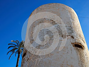 Torre Vigia Berber pirate watchtower Cabo Roig Orihuela Costa S photo