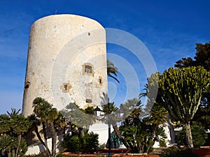 Torre Vigia Berber pirate watchtower Cabo Roig Orihuela Costa S photo